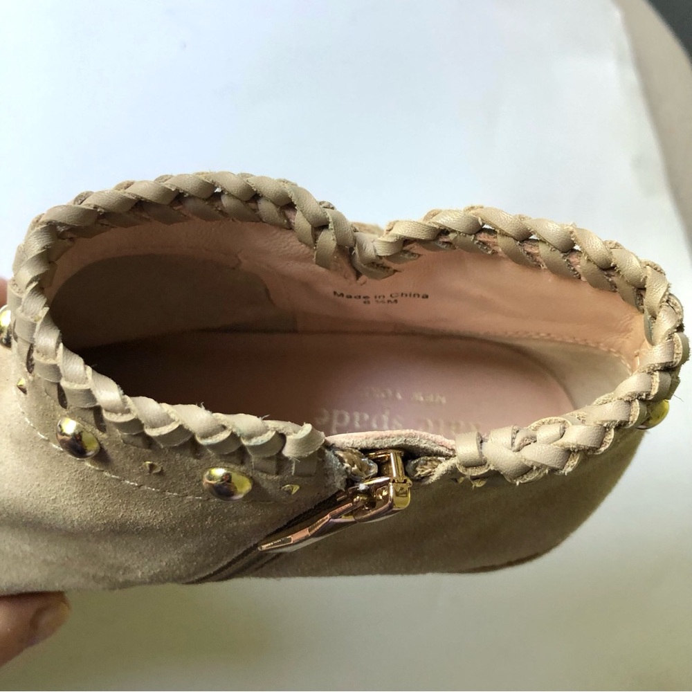 Kate Spade Ankle Boots Booties Studs Tassels Size 6.5 - Picture 5 of 10